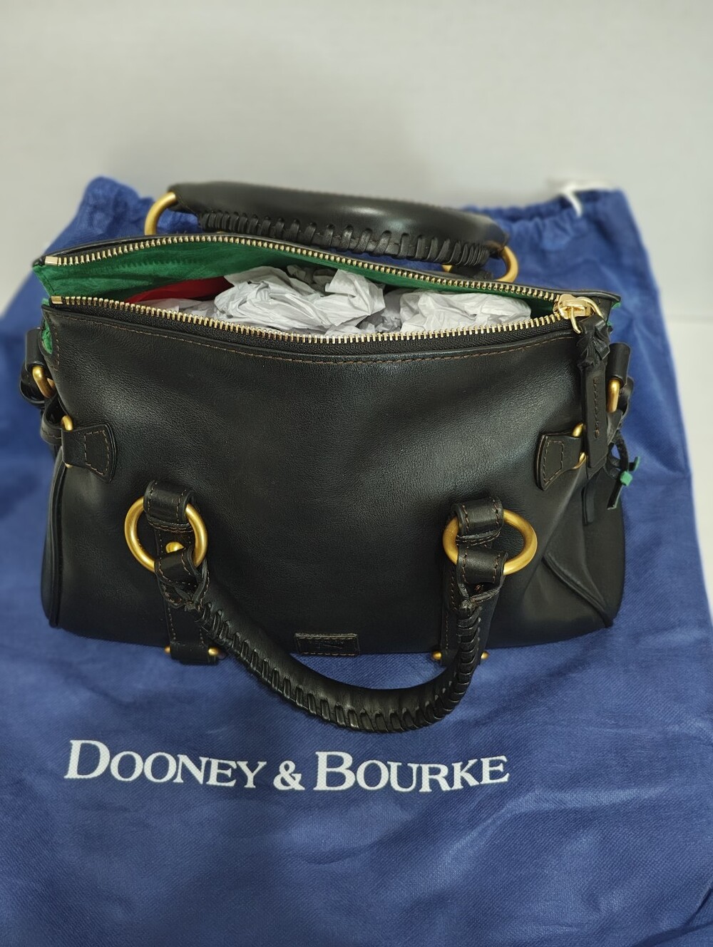 Dooney & Bourke Florentine Satchel. - Picture 6 of 10